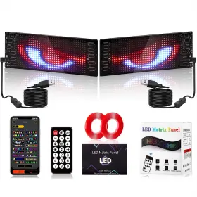 B0dzt8q1zy Suacopzar 2pcs Devil Eyes Car Led Lights Flexible Ip65 Waterproof Usb Power App Control