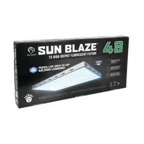 Sun Blaze 849969007688 T5 Ho 48 4ft 8-lamp Fixture 240v 40 000 Lumen 6500k Bulbs