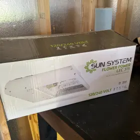 906298 Sun System New In Box Flower Power Lec 315 Grow Light 120/240 Volt