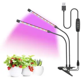 Sun Yoba 793869140863 Led Plant Grow Lights For Indoor Plants 40 Full Spectrum Dual Head