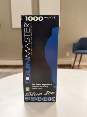 Sunmaster 80099-na 1000w Blue Spectrum 5500k Mh Grow Light Bulb Universal Position