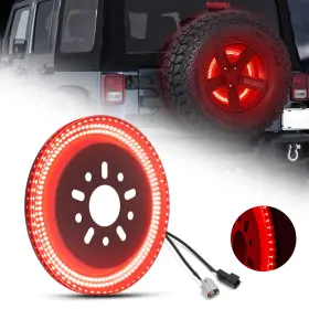 B0b5dzxmhm Suparee 3-side Spare Tire Brake Light 400 Led Wheel Plug-n-play Jeep Wrang
