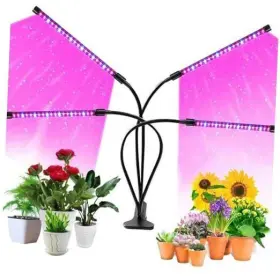 Gld-b009 Supretop Clip On Grow Light For Indoor Plants Full Spectrum Led Plant 4 Lamps Blue And Red