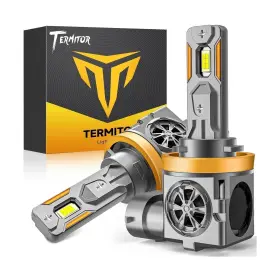 Termitor 941513536836 Latest H11/h9 Led Bulbs 50 000lm 10x Super Brighter 6500k Cool Whi