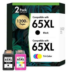 Toner H-party B0fpcv8w1x Hp 65xl Ink Cartridges Black And Color Combo Pack Replacement For Deskjet En