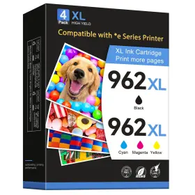 Toner Kingdom B0fjlt3j8l 962xl Ink Cartridges Combo Pack Replacement For Hp Work