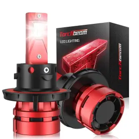 Torchbeam H13/9008 T2 Bulbs Kit 45 000lm 900% Superior Brighter H13 F