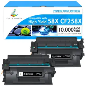 B0d7w1jfpc True Image 58x Cf258x Black Toner Cartridge Compatible For Hp M404 M428 Series 2-pack