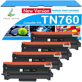 Dcp-l2550dw True Image B0d839rqc2 Brother Tn760 High Yield Black Toner Cartridge For Mfc-l2710dw Hl-l2