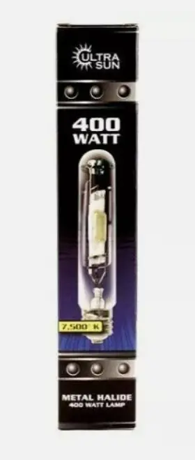 400w Ultra Sun 870883000219 Blue Enhanced Mh - 7500k Lamp Metal Halide