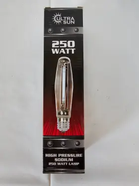 901529 Ultrasun Ultra Sun 250 Watt Hps High Pressure Sodium Lamp Watts