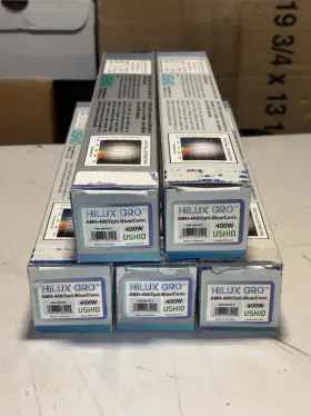 Amh-400 Ushio 5001674 Hilux Gro Bulb 400 W Metal Halide Watt Opti-blue Price/each