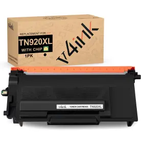 B0ctzptfj8 V4ink Compatible Tn920xl Black Toner Cartridge For Brother Printers 6 000 Yield