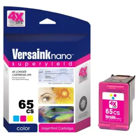 B09y7zbzd5 Versaink Versaink-nano 65 Cs Tri-color Ink Cartridge Hp Deskjet 2600 Envy 5000 Amp 100