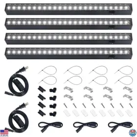 Nc05 Visit The Barrina Store T5 Full Spectrum Led Grow Lights 1ft Plant Light Strips 4-pack 5000k