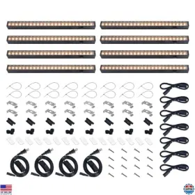 Nf05 Visit The Barrina Store 1ft Full Spectrum Led Grow Lights - 8 Pack Linkable Plant Light Fixture