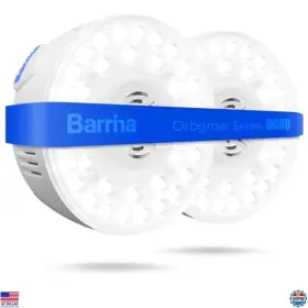 Og09-2 Visit The Barrina Store Orbgrow Og09 5000k 18w Full Spectrum Led Grow Light Magnetic 2-pack