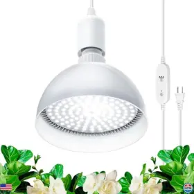 Tf24 Visit The Barrina Store 25w Full Spectrum Led Grow Light Bulb With Timer And 16.4ft Power Cord