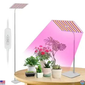 Bd48 Visit The Bestva Store 48w Full Spectrum Led Grow Light Adjustable Stand Auto Timer 4 Levels