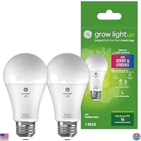 00043168550895 Visit The Ge Store Grow Led Light Bulb For Plants Seeds And Greens Balanced Spectrum A19
