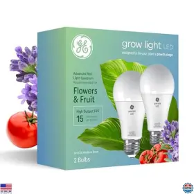 93130546 Visit The Ge Store Grow Lights For Indoor Plants A19 Led Light Bulbs Flowers And Fruit With