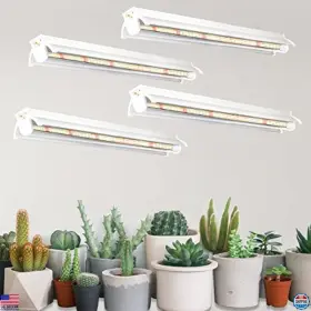 Visit The Gytf Store T5-white-4pcs T5 Led Grow Light Strips - 204 Bulbs 5000k Full Spectrum For Indoor Plants