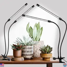Hyusjzzwl-42-2-rw-2 Visit The Hywyimlait Store Indoor Plant Grow Lights - 2 Pack Black 168 Led Clip-on Full Spectrum Lamps