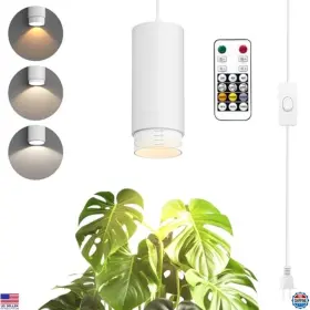 T-pdl-w1-zr Visit The Tuyubee Store 30w Remote Control Full Spectrum Led Grow Light Pendant With Timer And Dimmable