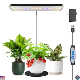 Bl-j10b Visit The Wiaxulay Store Grow Lights For Indoor Plants Full Spectrum 78 Led/11 In Desktop Plant