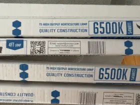 4316273119 Vivosun 5 Pack T5 4 Ft 6500k Ho 54w Blue Fluorescent Grow Light Plant Bulbs #3