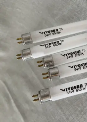 4316273119 Vivosun 5 Pack T5 4 Ft 6500k Ho 54w Blue Fluorescent Grow Light Plant Bulbs