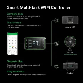 Sgs-se2t6e42a Vivosun Smart Grow System With Aerolight A200se 200w T6 Se #3