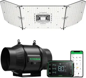 Sgs-se2t6e42a Vivosun Smart Grow System With Aerolight A200se 200w T6 Se