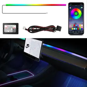 B0c9p5y98f Webupar Dreamcolor Interior Car Lights Strips 55-inch Tesla Model 3 Y Ca