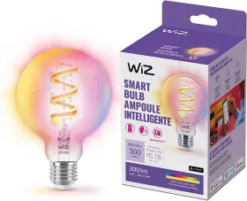 604702 Wiz Connected Color G25 Filament Led Smart Bulb - Pack Of 1-300 Lumen E26 Indoo