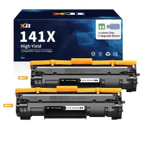 B0fd9v655p Xji 141x With Chip 2 Pack High Yield Compatible Toner Cartridges For Hp 1