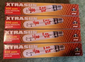 Xtb1020 Xtrasun High Pressure Sodium Hps Lamp - 600w 2000k Set Of 4