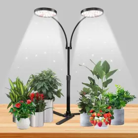 Grow1 Yeoleh Grow Light For Indoor Desk Plants 4.7 Led Dual Ring 6000k