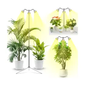 Sd-03 Yiyehu Full Spectrum Grow Lights For Indoor Plants 15-62 Inches Height Adj... Fast Ship
