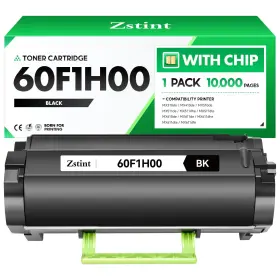 B0f8q4qs4f Zstint 60f1h00 Black Toner Cartridge With Chip 1-pack Replacement Compatible Lexma