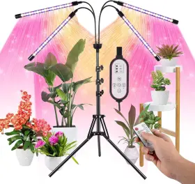 Glxl-0009 Zyzykeji Led Grow Lights For Indoor Plants With 15-60 Inches Adjustable Tripod Stand P