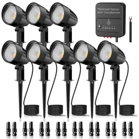 Dsta12 Zzxx Low Voltage Landscape Lighting 12w 2700k Spotlights With Photocell