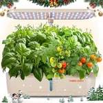 Suncoze Hydroponics Growing System Kit 12 Pods, Indoor Herb Medium, Beige. Fixed Price $81.77.