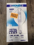 Nos Satco Hygrade S5837 1500W Metal Halide Light Bulb With Mogul Base. Fixed Price $30.99.