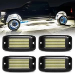 Nicoko 108 High-power Leds Per 4PODS Pure White Rock Lights Ultra-bright Off. Fixed Price $122.38.