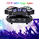 100W Rgb 9 Led Spider Moving Head Stage Lighting Beam Dmx Disco Party Dj. Fixed Price $129.99.