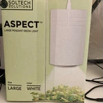 Soltech Solutions Aspect Large Led Pendant Grow Light 40W 3000LM E26 White. Fixed Price $130.00.