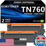 Kcmytoner TN760 Cartridge Replacement Compatible For TN-760 TN-730 TN730 H. Fixed Price $54.06.