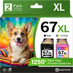 67XL Ink Cartridges Black/color Combo Pack Replacement For Hp. Fixed Price $60.99.