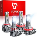 Topik H11 9005 Led Light Bulbs Combo, 800% Brighter 6500K, H8/H9 HB3 Bu.... Fixed Price $93.09.